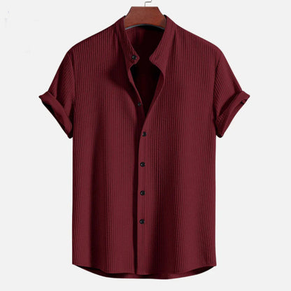 Short Sleeve Loose Shirt Top Summer Men's Clothing